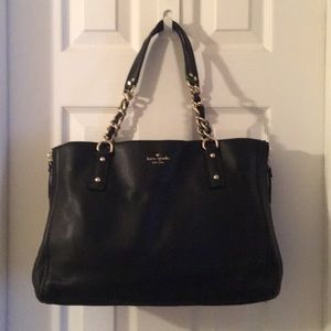 Kate Spade black tote bag